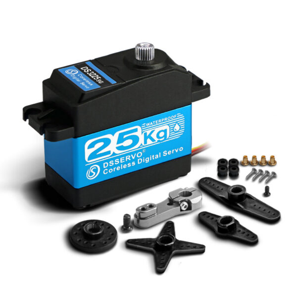 DSSERVO DS3225SG 25kg-class coreless digital servo with accessory set