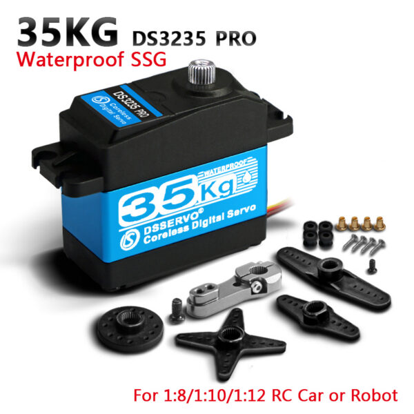 DSSERVO DS3235 PRO 35kg-class waterproof servo for RC cars and robots