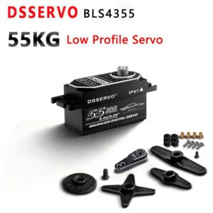 DSSERVO BLS4355 low-profile brushless servo kit with horn accessories